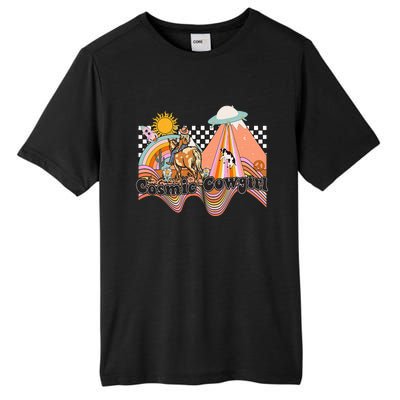 Cosmic Space Desert Cowgirl Tall Fusion ChromaSoft Performance T-Shirt