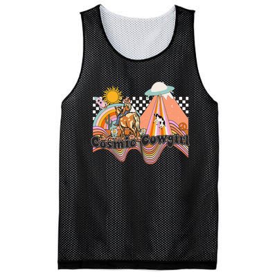 Cosmic Space Desert Cowgirl Mesh Reversible Basketball Jersey Tank