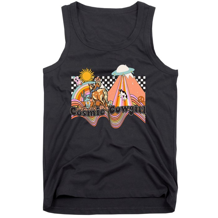 Cosmic Space Desert Cowgirl Tank Top