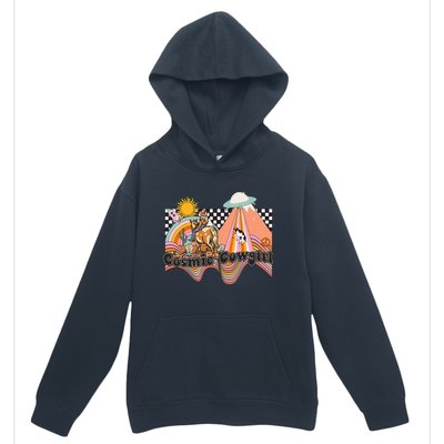 Cosmic Space Desert Cowgirl Urban Pullover Hoodie