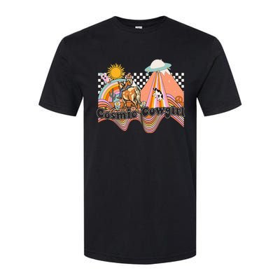 Cosmic Space Desert Cowgirl Softstyle CVC T-Shirt