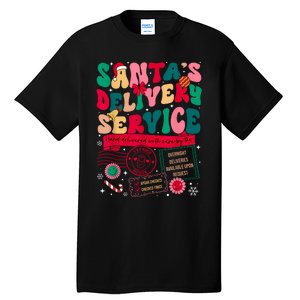 Christmas SantaS Delivery Service L&D Labor Delivery Nurse Tall T-Shirt