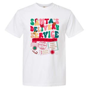 Christmas SantaS Delivery Service L&D Labor Delivery Nurse Garment-Dyed Heavyweight T-Shirt