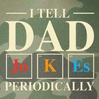 Cool Science Dad Joke I Tell Dad Jokes Periodically Legacy Tie Dye Trucker Hat