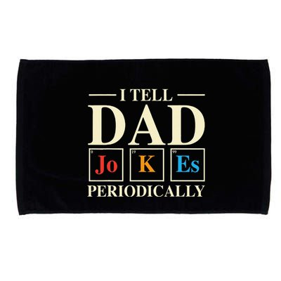 Cool Science Dad Joke I Tell Dad Jokes Periodically Microfiber Hand Towel
