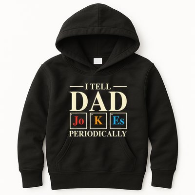 Cool Science Dad Joke I Tell Dad Jokes Periodically Kids Hoodie