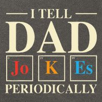Cool Science Dad Joke I Tell Dad Jokes Periodically Cotton Canvas Backpack