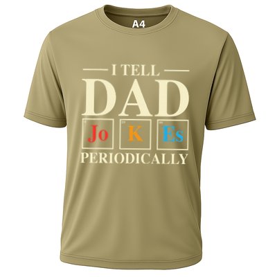 Cool Science Dad Joke I Tell Dad Jokes Periodically Performance Shirt