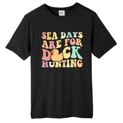 Cruising Sea Days Are For Duck Hunting Rubber Duck Cruise Tall Fusion ChromaSoft Performance T-Shirt