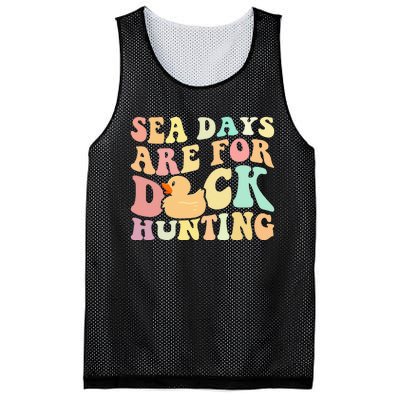 Cruising Sea Days Are For Duck Hunting Rubber Duck Cruise Mesh Reversible Basketball Jersey Tank