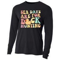 Cruising Sea Days Are For Duck Hunting Rubber Duck Cruise Cooling Performance Long Sleeve Crew