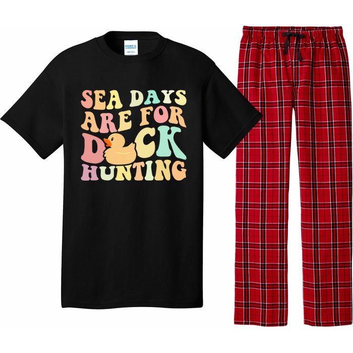 Cruising Sea Days Are For Duck Hunting Rubber Pajama Set