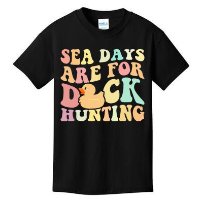 Cruising Sea Days Are For Duck Hunting Rubber Kids T-Shirt