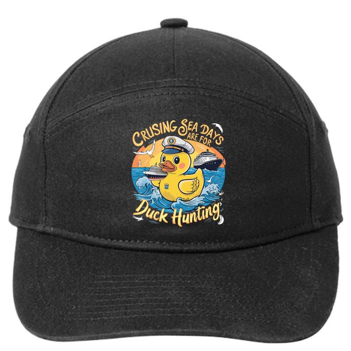 Cruising Sea Days Are For Duck Hunting Cool Cruise Trip 7-Panel Snapback Hat