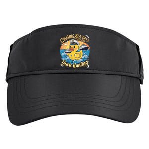 Cruising Sea Days Are For Duck Hunting Cool Cruise Trip Adult Drive Performance Visor