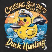 Cruising Sea Days Are For Duck Hunting Cool Cruise Trip Adult Drive Performance Visor