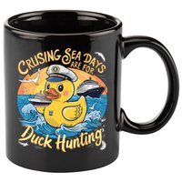 Cruising Sea Days Are For Duck Hunting Cool Cruise Trip 11oz C Handle Ceramic Mug