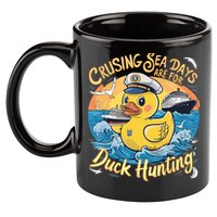 Cruising Sea Days Are For Duck Hunting Cool Cruise Trip 11oz C Handle Ceramic Mug