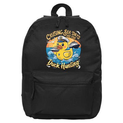 Cruising Sea Days Are For Duck Hunting Cool Cruise Trip 16 in Basic Backpack