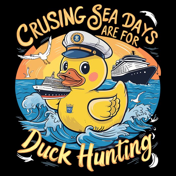 Cruising Sea Days Are For Duck Hunting Cool Cruise Trip 16 in Basic Backpack