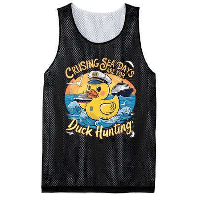 Cruising Sea Days Are For Duck Hunting Cool Cruise Trip Mesh Reversible Basketball Jersey Tank