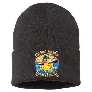 Cruising Sea Days Are For Duck Hunting Cool Cruise Trip Sustainable Knit Beanie