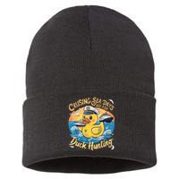 Cruising Sea Days Are For Duck Hunting Cool Cruise Trip Sustainable Knit Beanie