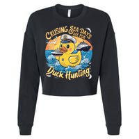 Cruising Sea Days Are For Duck Hunting Cool Cruise Trip Cropped Pullover Crew