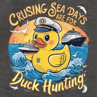 Cruising Sea Days Are For Duck Hunting Cool Cruise Trip Vector Backpack