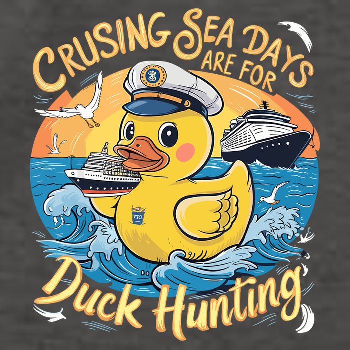 Cruising Sea Days Are For Duck Hunting Cool Cruise Trip Vector Backpack