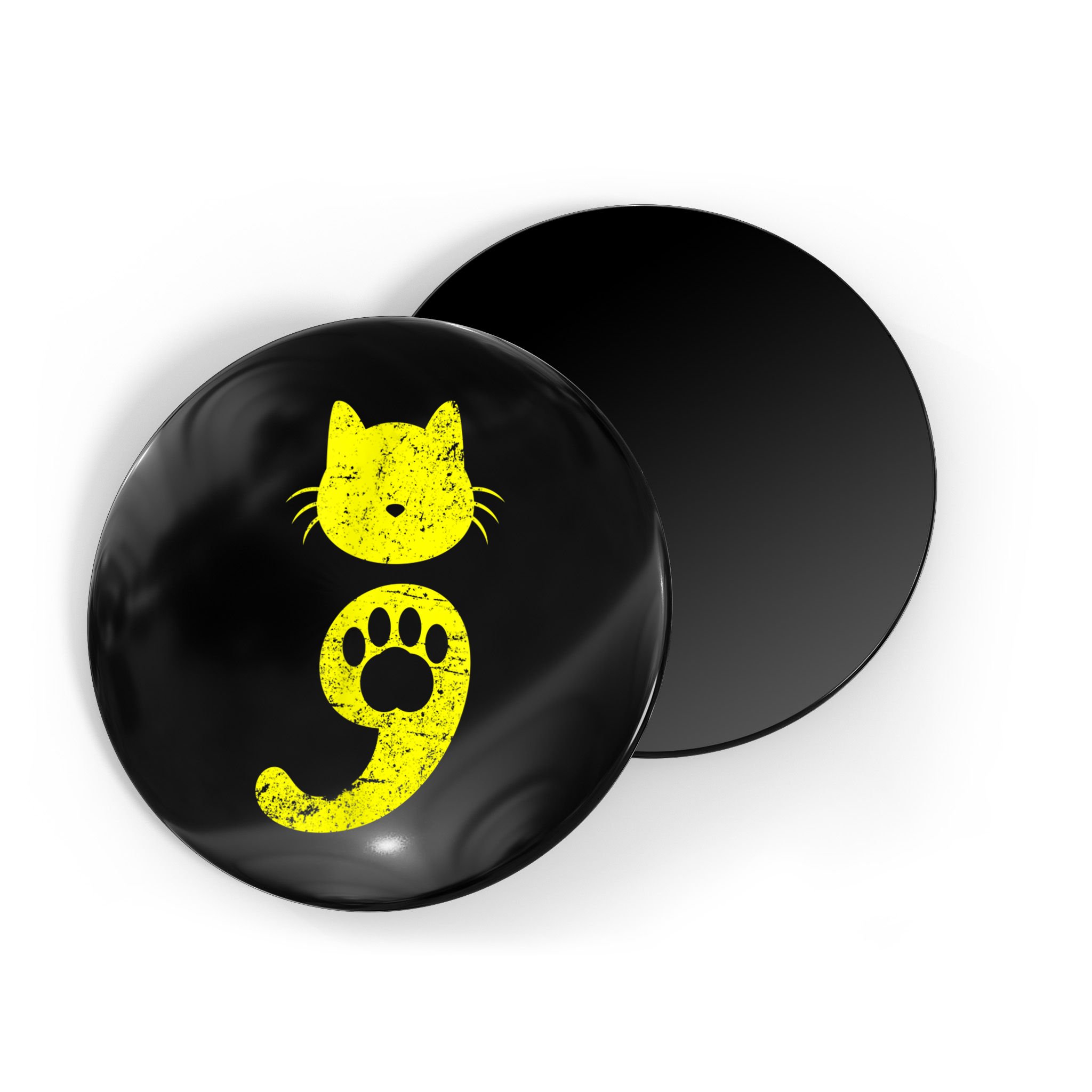 Cat Semicolon Depression Awareness Cat Lover Gift Magnet