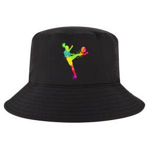 Cool Soccer Design For  Girls Soccer Player Sport Lover Cool Comfort Performance Bucket Hat