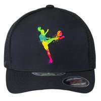 Cool Soccer Design For  Girls Soccer Player Sport Lover Flexfit Unipanel Trucker Cap