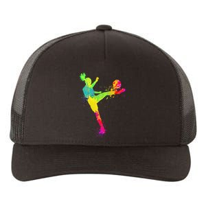 Cool Soccer Design For  Girls Soccer Player Sport Lover Yupoong Adult 5-Panel Trucker Hat