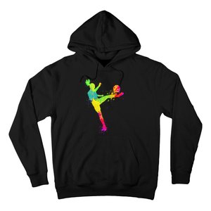 Cool Soccer Design For  Girls Soccer Player Sport Lover Hoodie