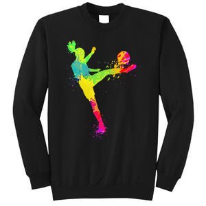 Cool Soccer Design For  Girls Soccer Player Sport Lover Sweatshirt