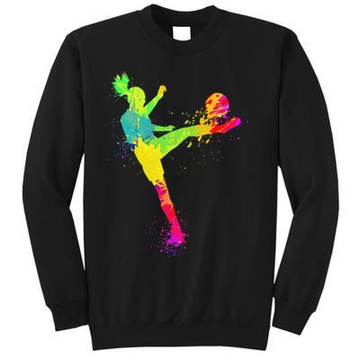 Cool Soccer Design For  Girls Soccer Player Sport Lover Sweatshirt
