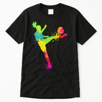 Cool Soccer Design For  Girls Soccer Player Sport Lover Tall T-Shirt