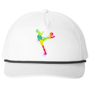 Cool Soccer Design For  Girls Soccer Player Sport Lover Snapback Five-Panel Rope Hat