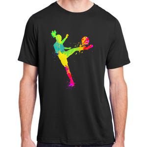 Cool Soccer Design For  Girls Soccer Player Sport Lover Adult ChromaSoft Performance T-Shirt