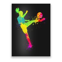 Cool Soccer Design For  Girls Soccer Player Sport Lover Poster