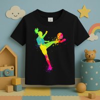 Cool Soccer Design For  Girls Soccer Player Sport Lover Toddler T-Shirt