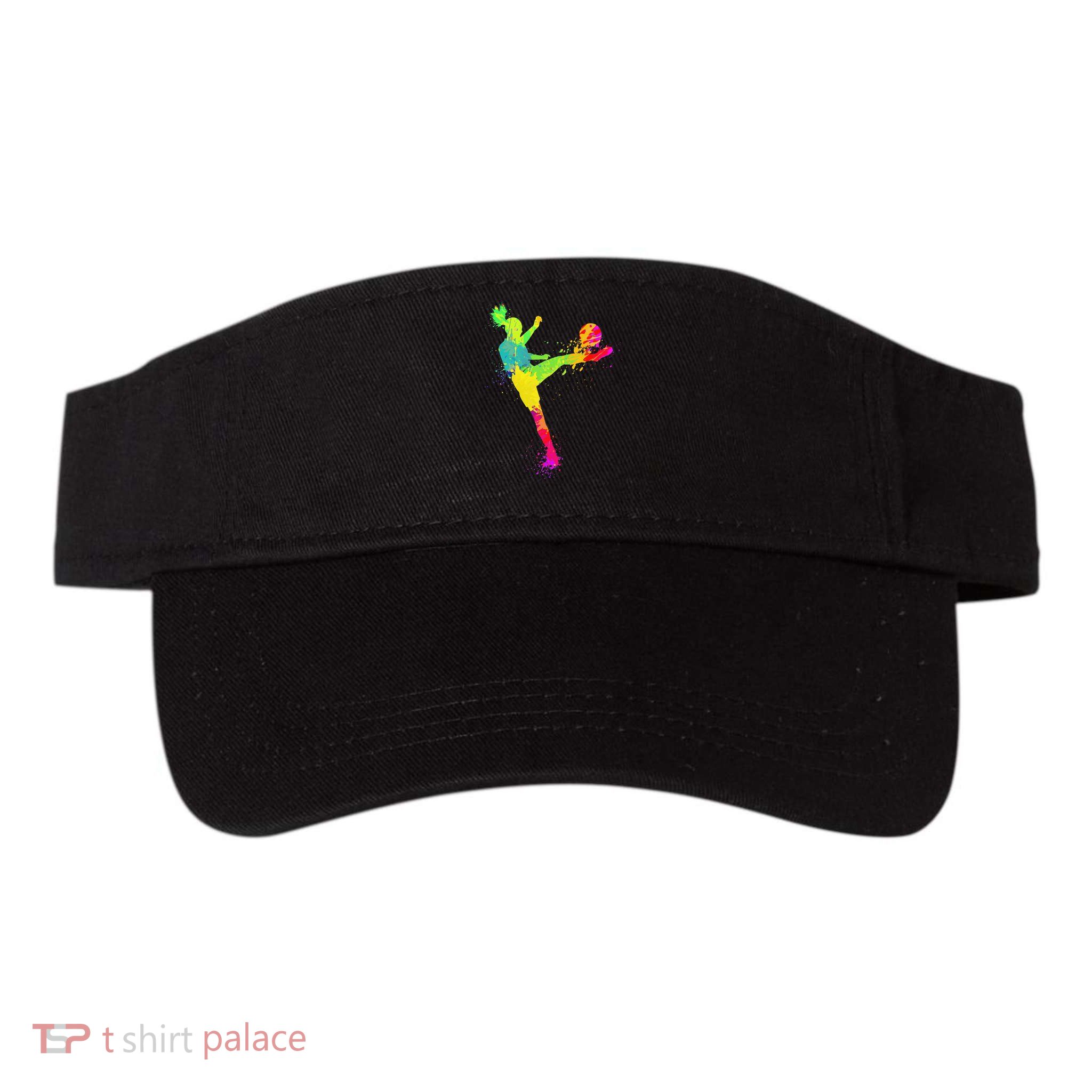 Cool Soccer Design For  Girls Soccer Player Sport Lover Visor