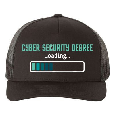 Cyber Security Degree Loading Computer Programmer Hacker Yupoong Adult 5-Panel Trucker Hat