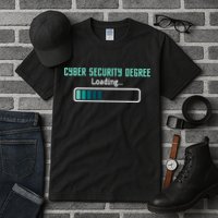 Cyber Security Degree Loading Computer Programmer Hacker Tall T-Shirt