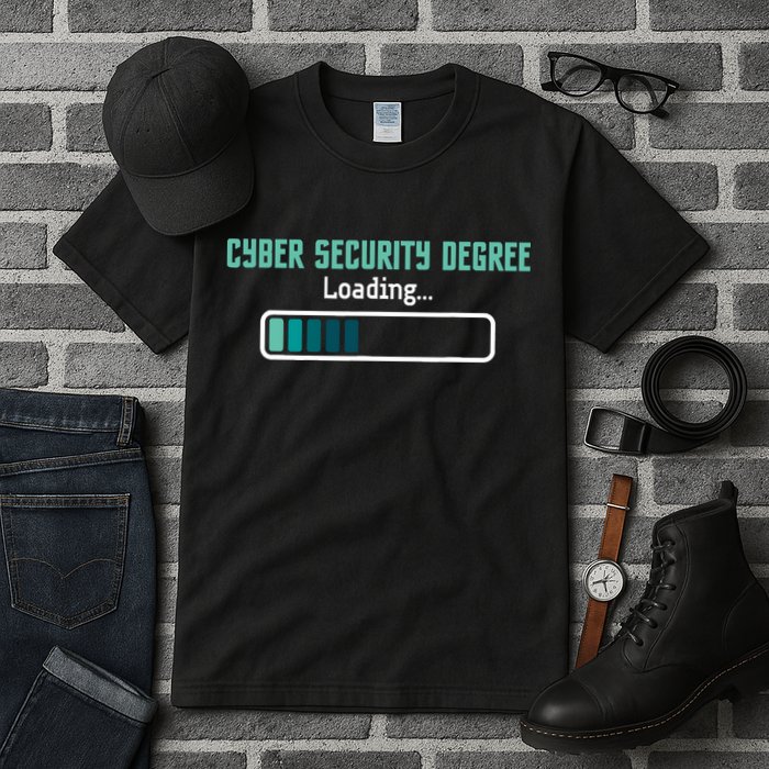 Cyber Security Degree Loading Computer Programmer Hacker Tall T-Shirt