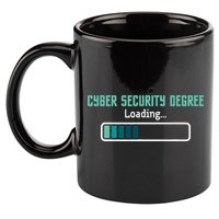 Cyber Security Degree Loading Computer Programmer Hacker 11oz C Handle Ceramic Mug