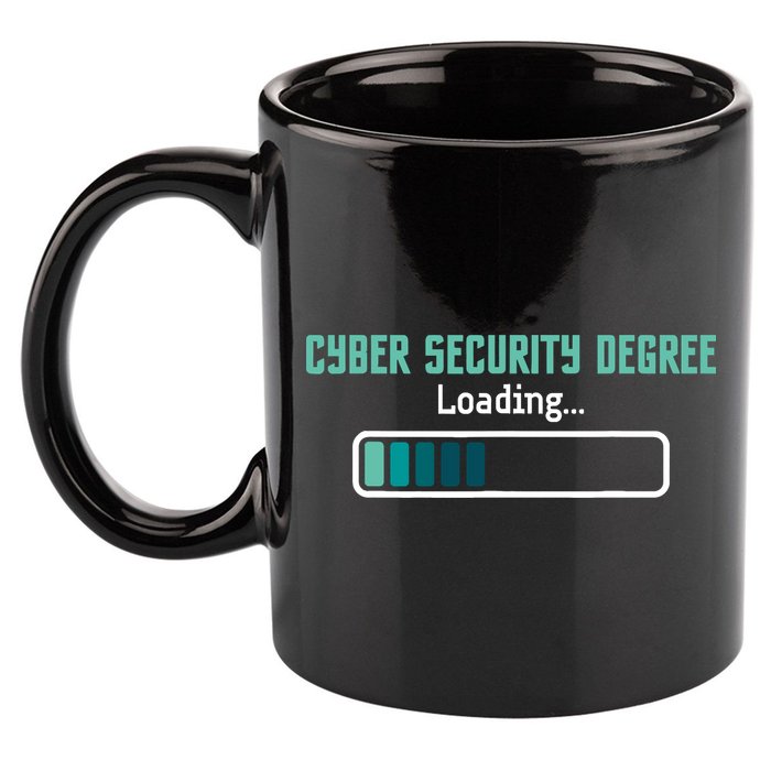 Cyber Security Degree Loading Computer Programmer Hacker 11oz C Handle Ceramic Mug