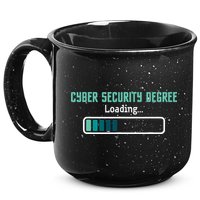 Cyber Security Degree Loading Computer Programmer Hacker 15oz Campfire Ceramic Mug