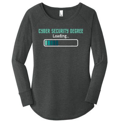 Cyber Security Degree Loading Computer Programmer Hacker Women's Perfect Tri Tunic Long Sleeve Shirt